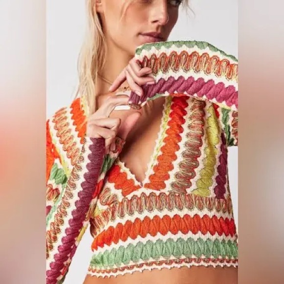 Free People Twist and Shout Top Size Large - Picture 4 of 7